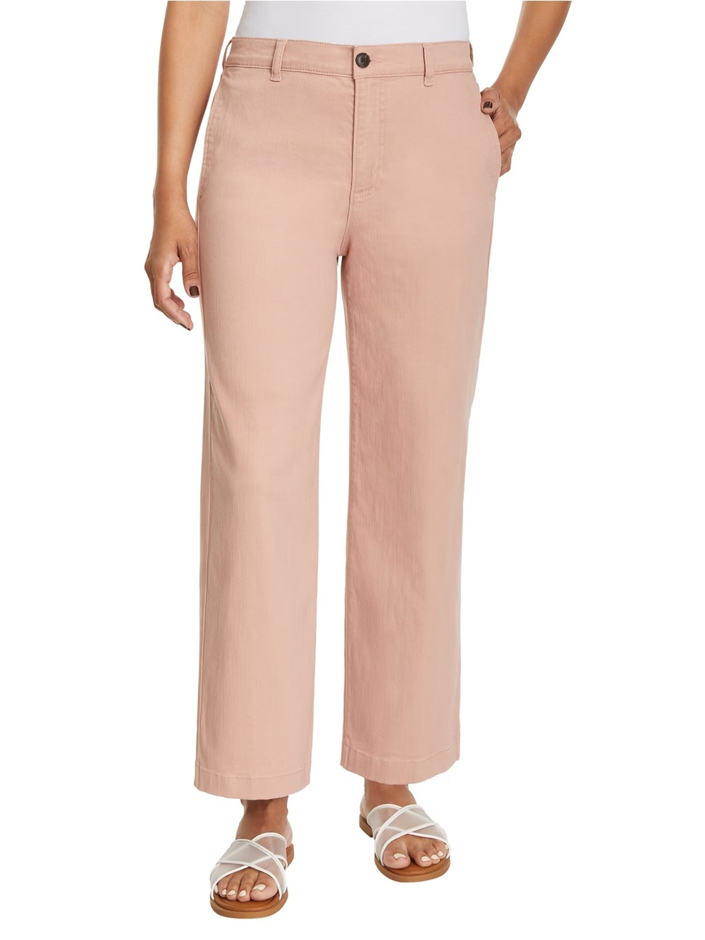 Ella Moss Wide-Leg Crop in Pink size 6 NEW
